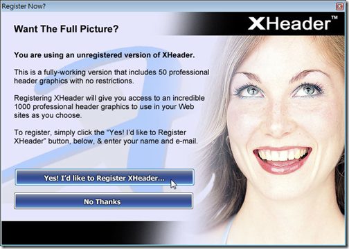 XHeader.Register