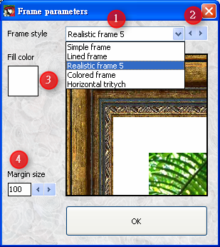 FotoSketcher - 加入畫框